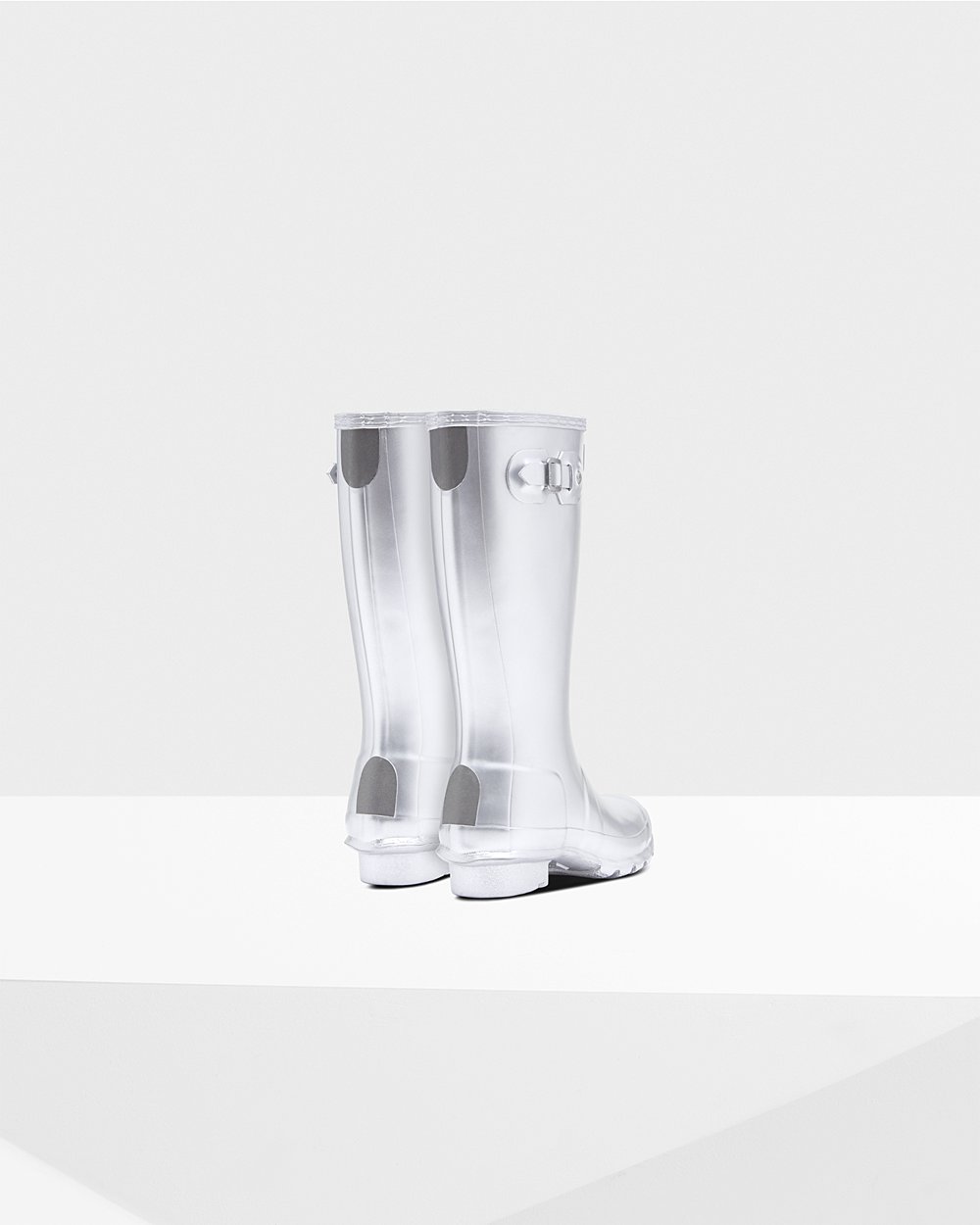 Kids Hunter Original Big Metallic - Rain Boots Silver - 9348-KZNCT